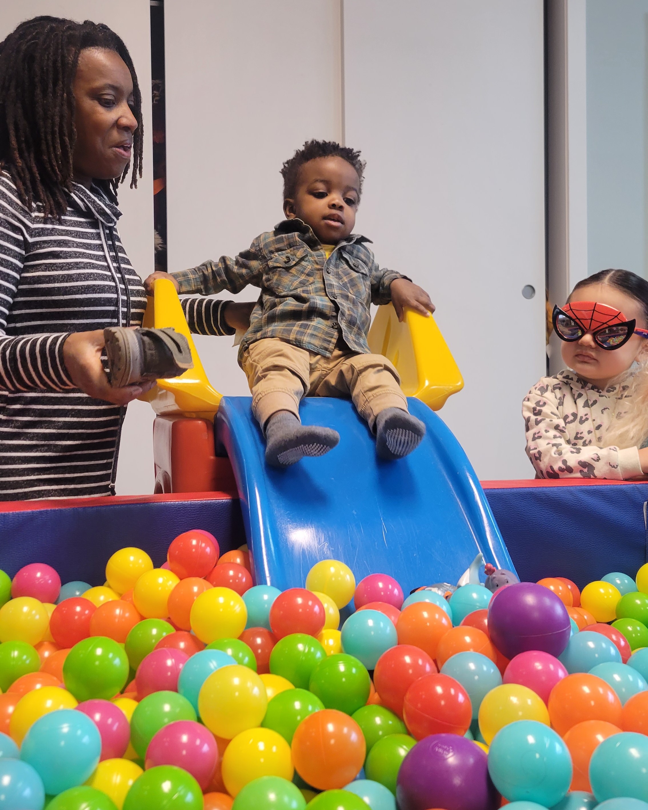A view of a mountain range covered in fog